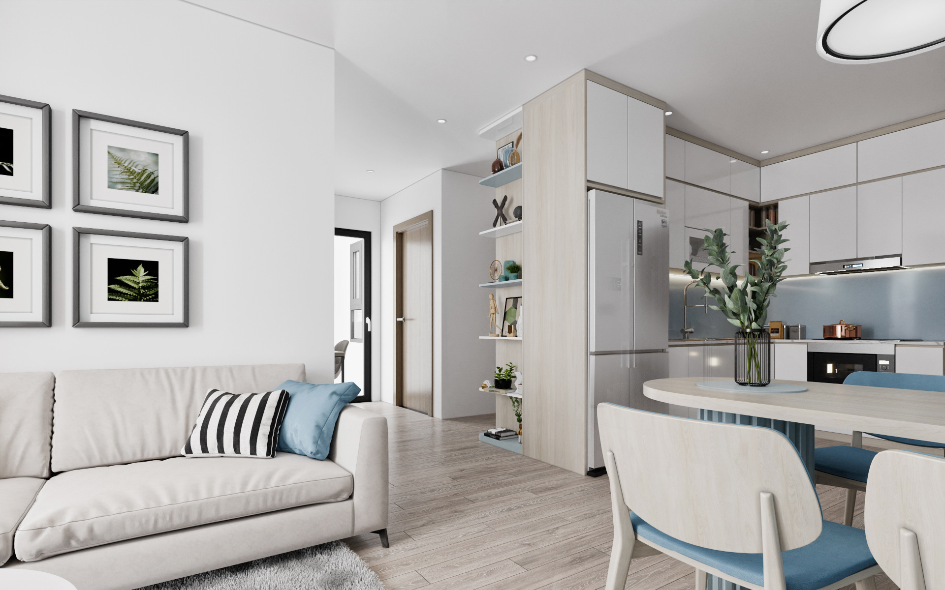  thiết kế nội thất chung cư vinhomes smart city trọn gói 100tr tặng giá bát cố định