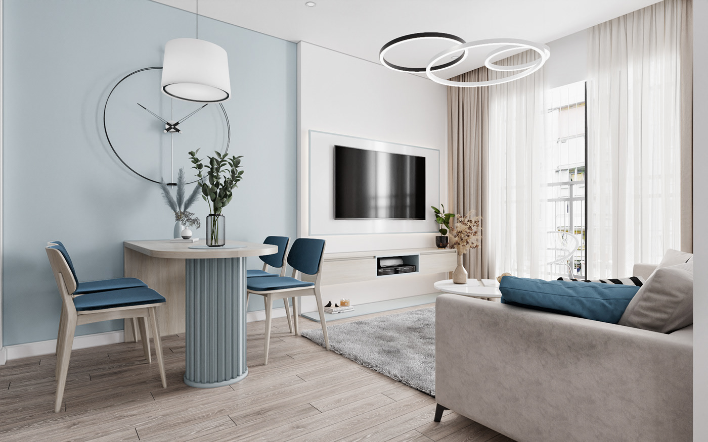  thiết kế nội thất chung cư vinhomes smart city trọn gói 100tr tặng giá bát cố định